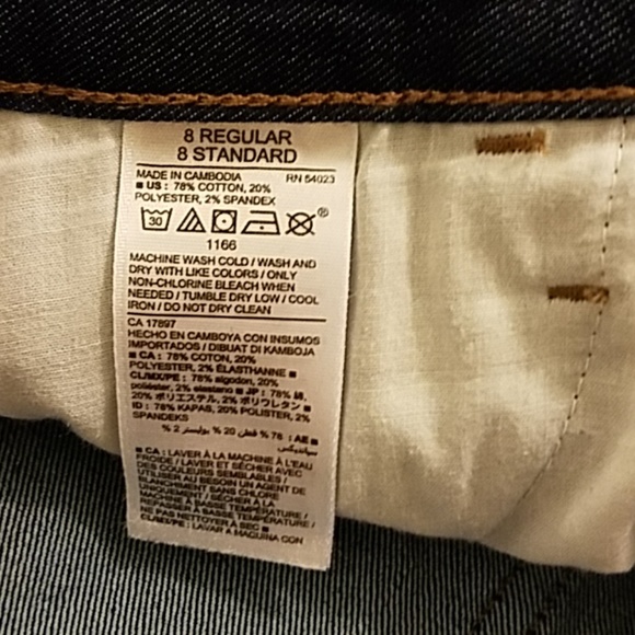 Super-skinny Midrise Dark rinse jeans - Picture 5 of 6